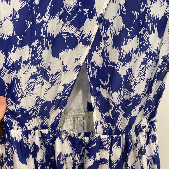 Rebecca minkoff blue white printed dress size 2 - Picture 3 of 7